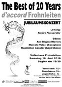 Jubilumskonzert 'Best of 20 Years'