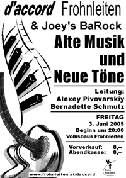 Alte Musik und neue Lieder
