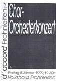 das Neujahrskonzert 'Chor-Orchesterkonzert